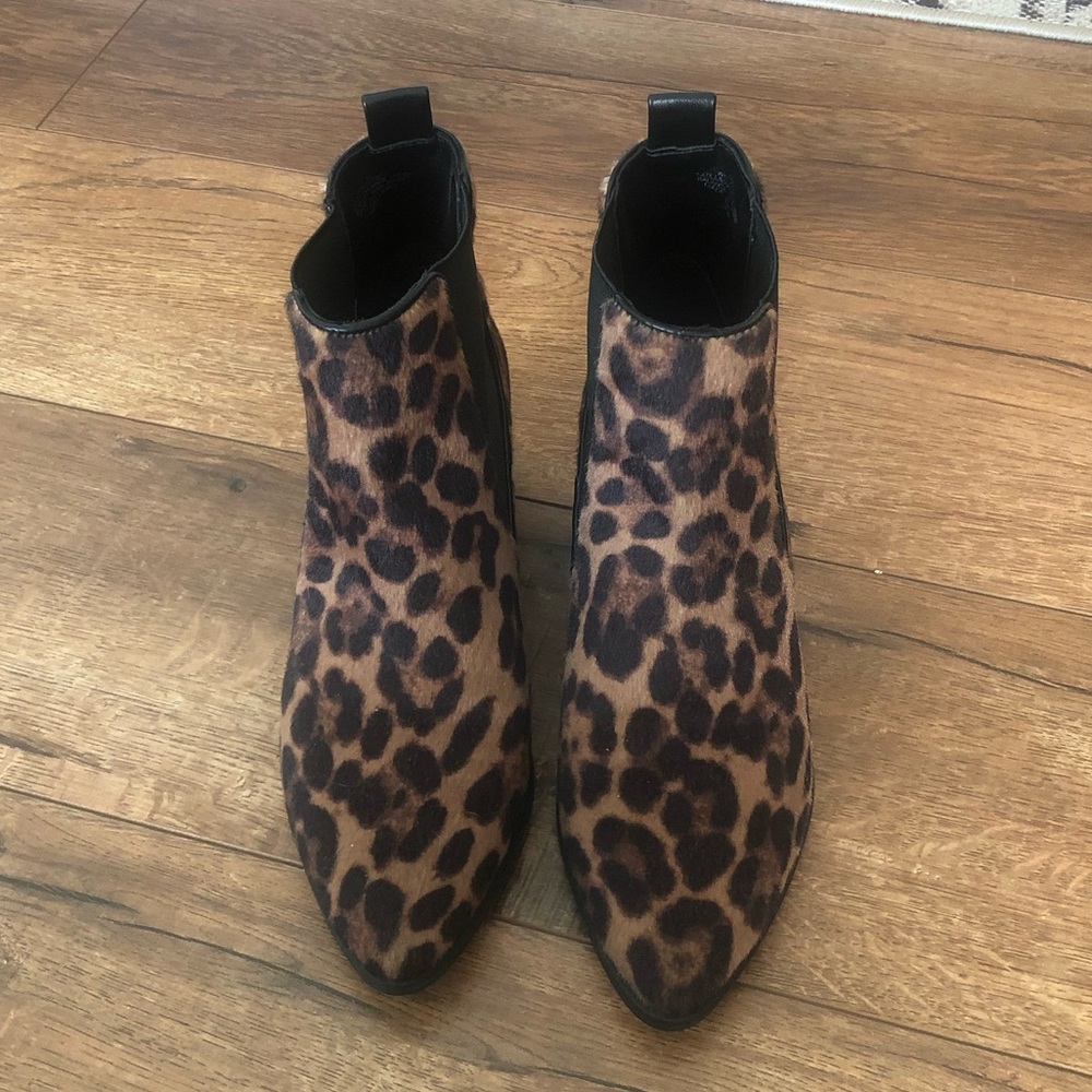 Leopard booties